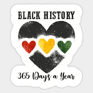 Black History 365 Days a Year Sticker